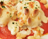 Foto del paso 6 de la receta: Bacalao a la Vizcaína con gratèn de bechamel y Almendras