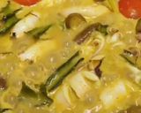 Gambar langkah 7 resipi Sotong Masak tempoyak cili api.