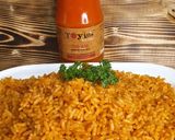 A picture of step 9 of Simple Oven Cooked Nigerian Jollof Rice.
