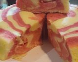 Foto langkah ke 7 dari resep Bolu Zebra Kukus.