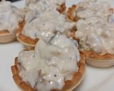Foto del paso 5 de la receta: Tartaletas de pollo con champiñones
