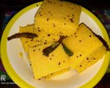 A picture of step 1 of Dhokla.