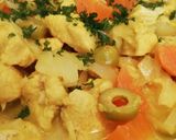 Une image de l'étape 6 de Poulet au citron façon tajine.