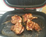 A picture of step 4 of Pan grilled chicken. #local food contest Nairobi north area.