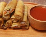Foto langkah ke 7 dari resep Resep Keluarga Lumpia Rebung Ayam.