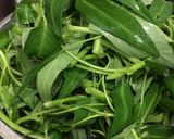 Foto langkah ke 2 dari resep Cah Kangkung Terasi.