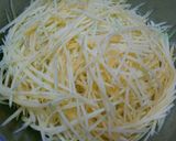 Hình bước làm 1 của món Gỏi Đu Đủ Chay