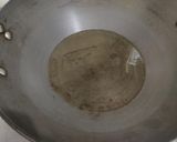 A picture of step 1 of Chinese stir fry.