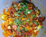Foto del paso 4 de la receta: Guiso de mondongo  con garbanzos y patitas