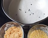 Une image de l'étape 1 de Tapioca coco à la compotée de fraises.