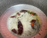 A picture of step 5 of Moong dal palak leaves sabji.