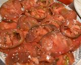 Une image de l'étape 2 de Carpaccio de tomates.