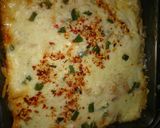 A picture of step 6 of Lazania chicken.