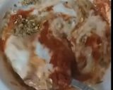 A picture of step 5 of Achar gosht.