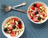 Foto del paso 3 de la receta: Horiatiki salata o ensalada griega como nosotros la conocemos