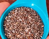Foto del paso 1 de la receta: Cómo moler semillas de lino y chía con licuadora de mano 🌱 Truco 🧙🏼♀️