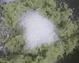 A picture of step 3 of Lauki ki burfi (bottle gourd burfi).
