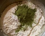 A picture of step 2 of Matcha Cookies.