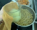 A picture of step 5 of Mushroom pasta with pumpkin sauce (vegan).