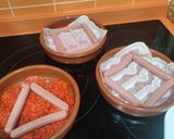 Foto del paso 4 de la receta Huevos al horno con salchichas y mostaza