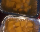 Foto del paso 3 de la receta Gelatina con frambuesa y mango