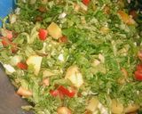 A picture of step 3 of Lettuce Salad.