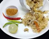 Mushroom pulao recipe step 4 photo