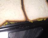 A picture of step 3 of Masala Aloo Grilled Toast.