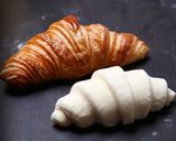 صورة لخطوة 12 من وصفة 🍞🥐عجائب تشكيل العجينة المورقه 🥐🍞