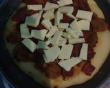 Foto langkah ke 6 dari resep Pizza extra cheese teflon/oven.
