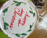 Foto langkah ke 9 dari resep Apricot Cheese Cake (Christmas Cake Theme).
