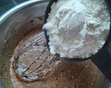 A picture of step 8 of Chocolate mocha rosemary cake.