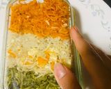 तिरंगा राइस (Tiranga Rice recipe in Hindi) रेसिपी चरण 7 फोटो