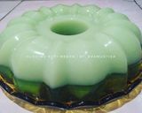 Foto langkah ke 6 dari resep Pudding Roti Melon.