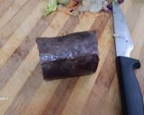Foto del paso 4 de la receta: Hojas de col rellenas de verduras y morcilla de Burgos