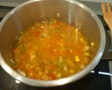 Foto del paso 5 de la receta: Sopa de verduras multicolor