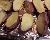 A picture of step 2 of My twice baked loaded potatoes.