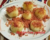 Foto del paso 3 de la receta Pinchos de melón con jamón