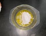 A picture of step 1 of Rose Mango Cake.