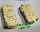 Foto del paso 7 de la receta: Calabacín con aguacate y queso gratinado