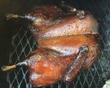 A picture of step 3 of California Farm Tea Smoked Whole Duck.
