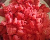 A picture of step 1 of Watermelon popsicle.