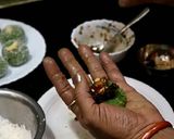 A picture of step 5 of Pan laddu.