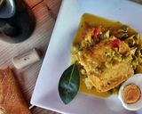 Foto del paso 8 de la receta Bacalao a la baezana (con tomate y guisantes)
