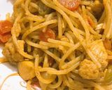 A picture of step 6 of Vegetable Chow mein.