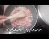 Une image de l'étape 2 de Tagliatelle poulet et sa crème aux champignons 🍄 et Parmesan.