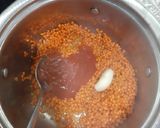A picture of step 3 of Red lentil soup.