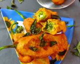 A picture of step 5 of Stuffed Mirchi Bhaji.