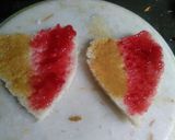 A picture of step 4 of Butterfly sandwich...
