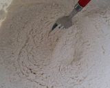 A picture of step 2 of Vickys Pink Valentines Day Pancakes, GF DF EF SF NF.